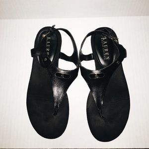Lauren Ralph Lauren Black Sandals!